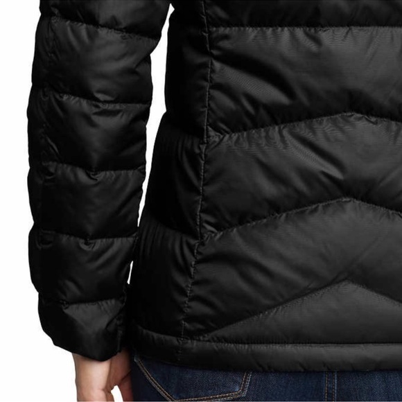 17. Eddie Bauer Womens' Chevron Quilt Down Jacket - Picture 7 of 16